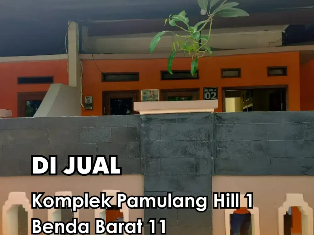 Jual !!! Rumah Komplek Pamulang Hill 1 Benda Barat 11