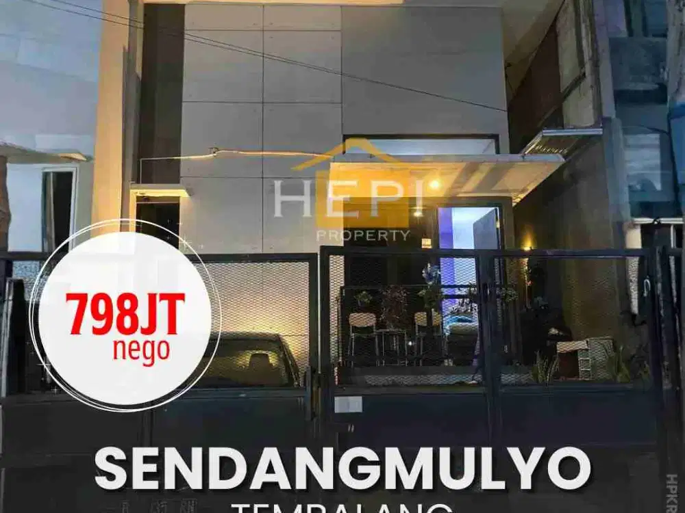 Dijual Rumah Cantik di Sendangmulyo, Tembalang Semarang