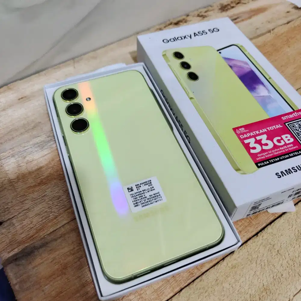 Samsung A55 5G 8/256gb fullset ori mulus