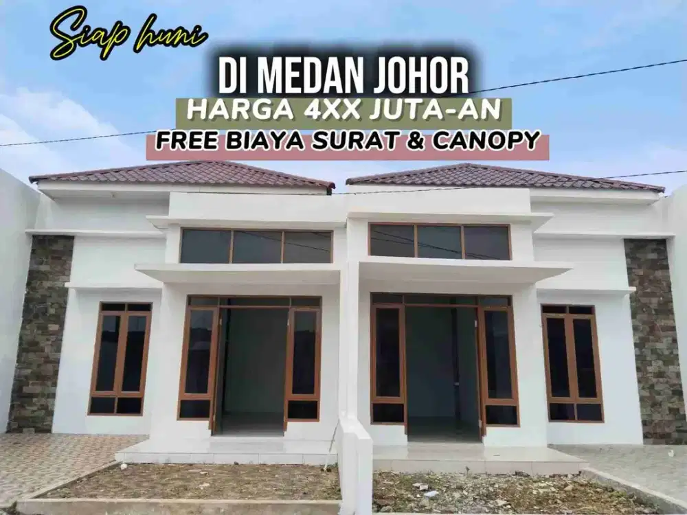 Rumah siap huni di Medan Johor Exclusive 19 unit
