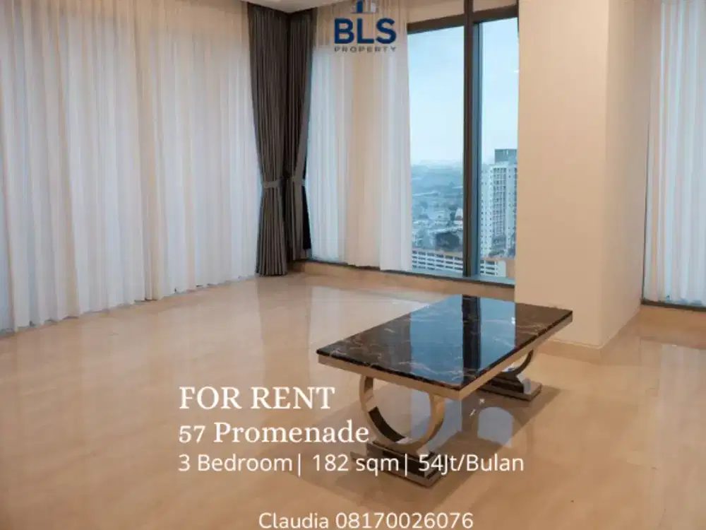 FOR RENT Apartment 57 Promenade 3BR