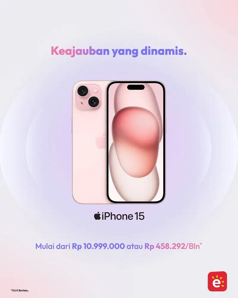 PROMO CICILAN 0% IPHONE 15