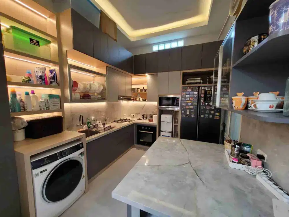 Rumah Furnished Siap Huni Bebas Banjir Cluster Graha Padma