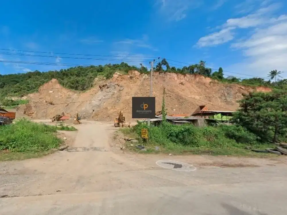 Dijual Tanah di Lampung, jalan raya, Hadap Laut,4Ha, 5min ke Pelabuhan