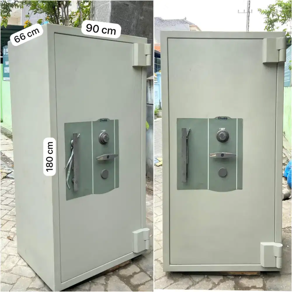 Brankas Chubb Lips T.180cm Brankast Besar Toko Emas Brankas Rekondisi