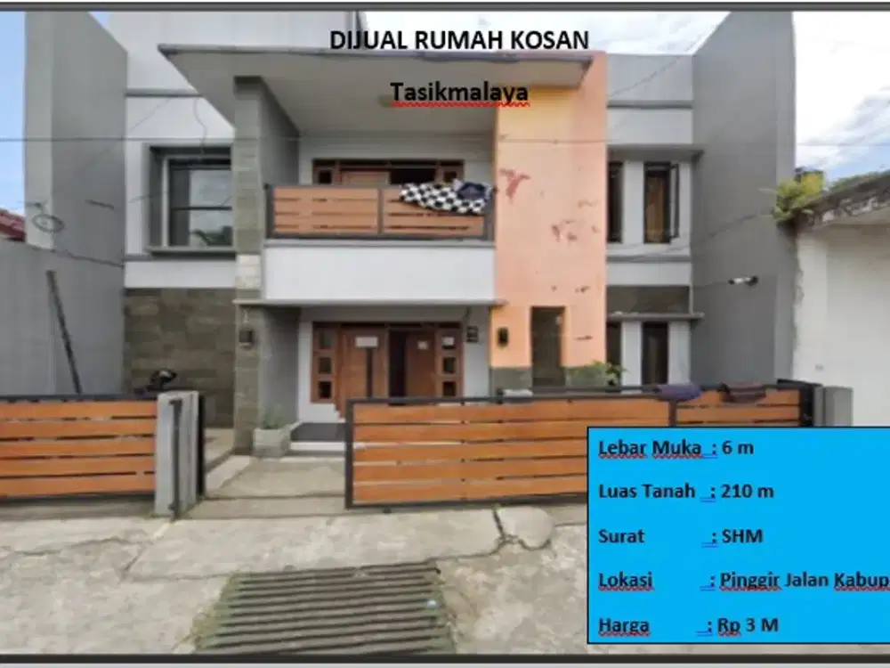 Dijual Rumah Kosan