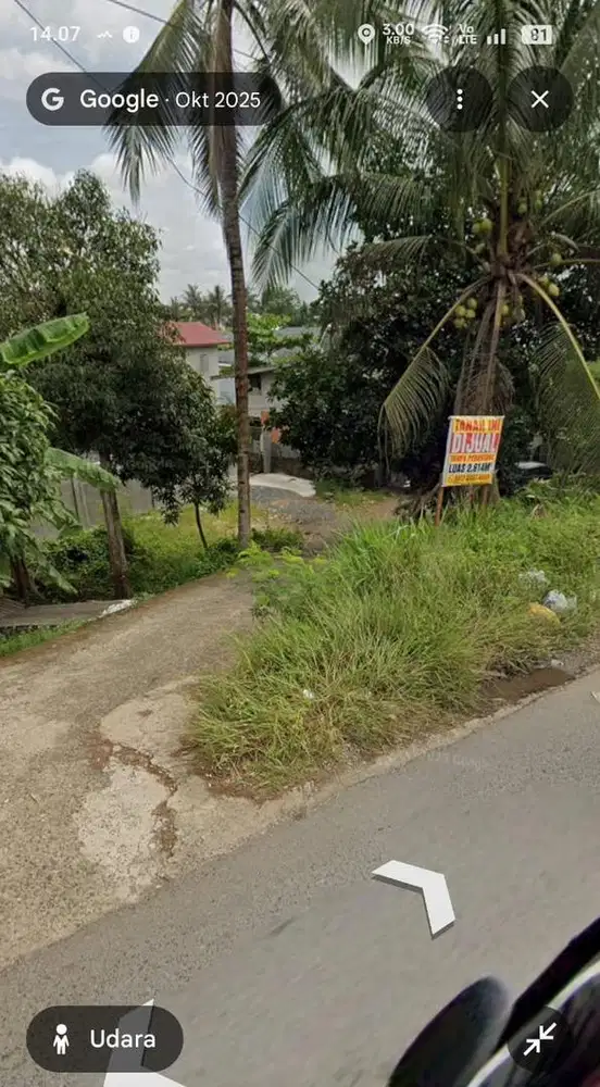 DIJUAL TANAH TAMBAK – LUAS 2.503 M²