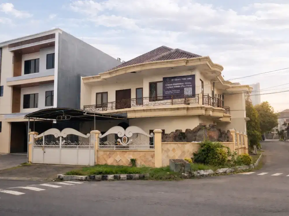 Rumah Murah Komersil Hook Strategis di Raya Darmo Permai Surabaya Barat