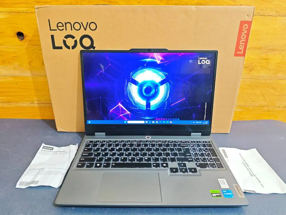 LOQ 15IAX9 Core i5-12450HX RAM 12GB SSD 512GB RTX 2050 144Hz 100% sRGB