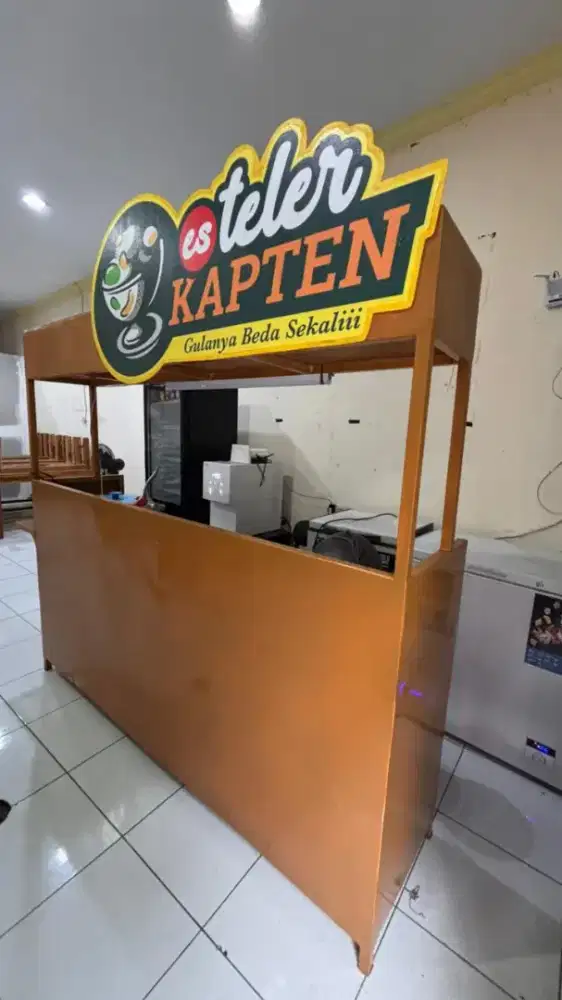 Rak Meja Bar Panjang 200cm Lebar 50cm Tinggi 200 cm