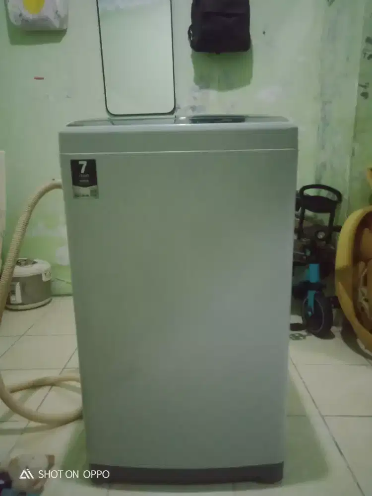Mesin cuci Aqua AQW-77 DH 1Tabung 7Kg
