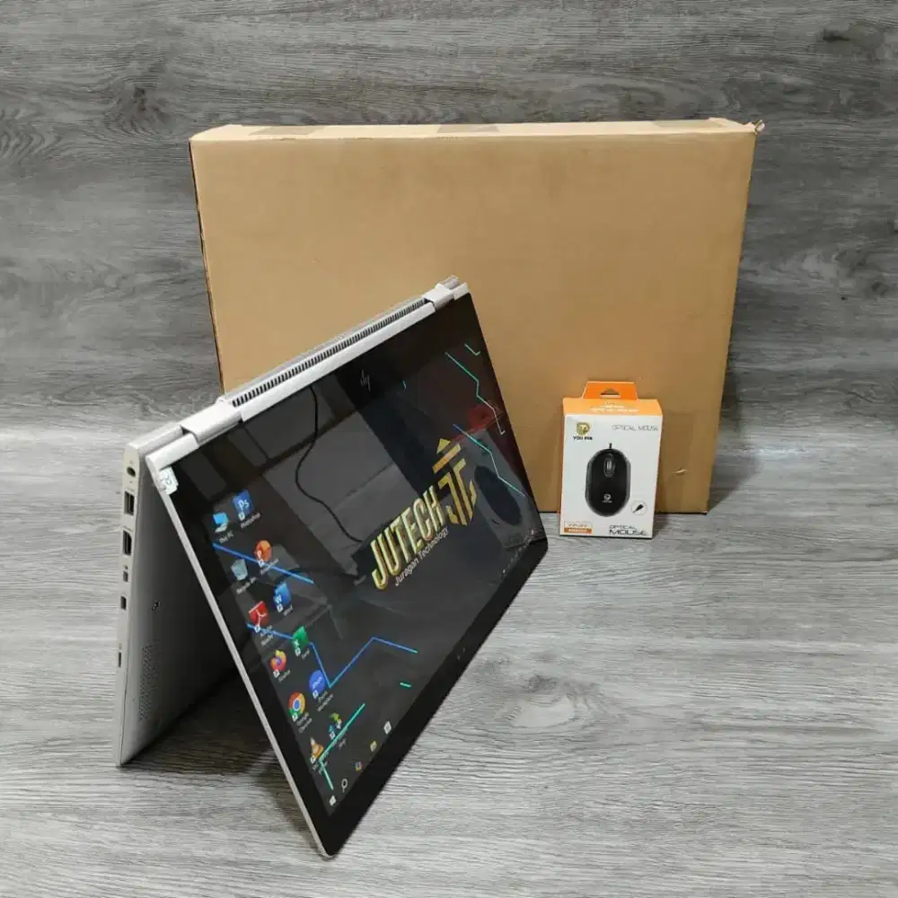 2in1 Laptop Hp Elitebook Slim RAM 16 GB Siap pakai