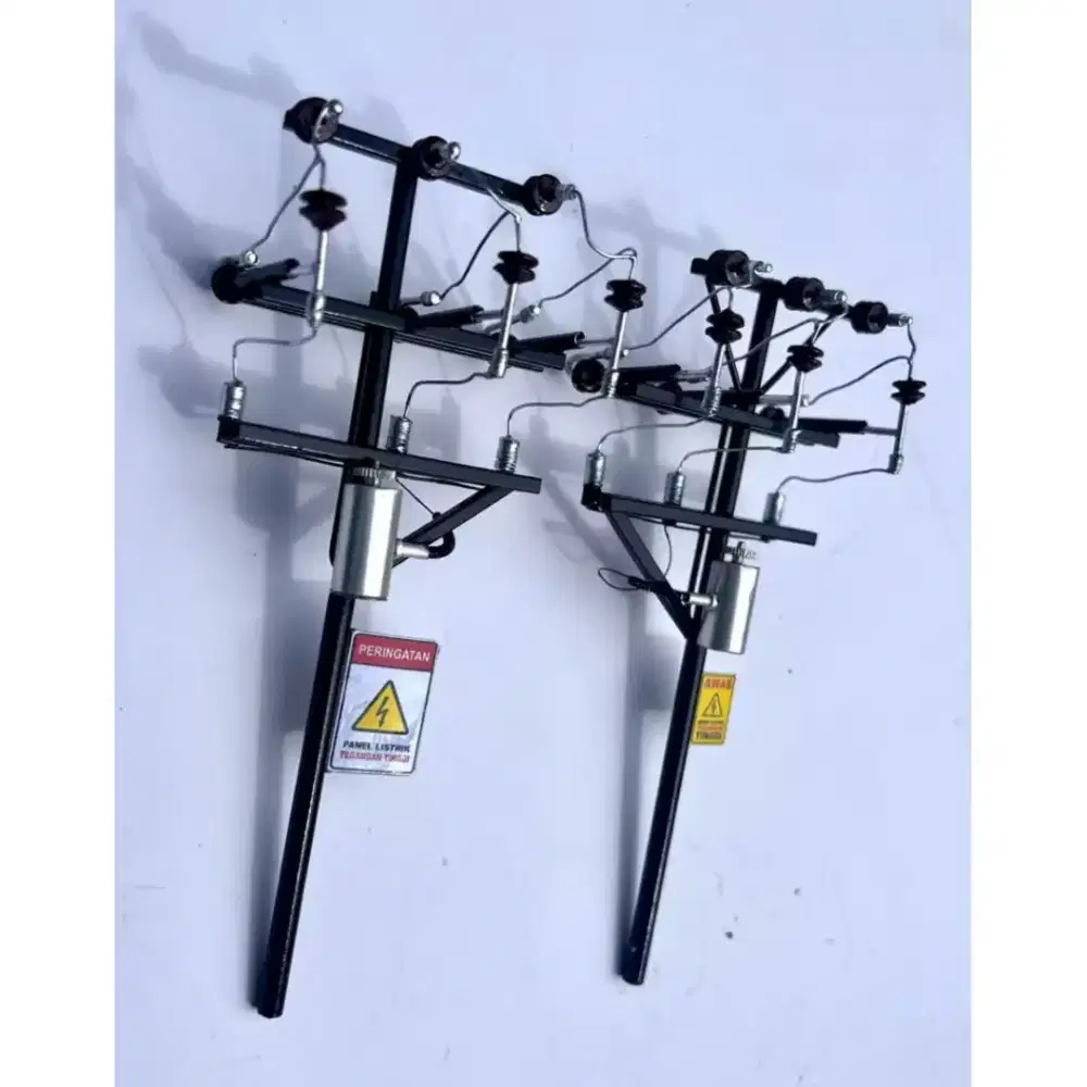 Miniatur tiang listrik model korea  untuk diorama/maket perumahan