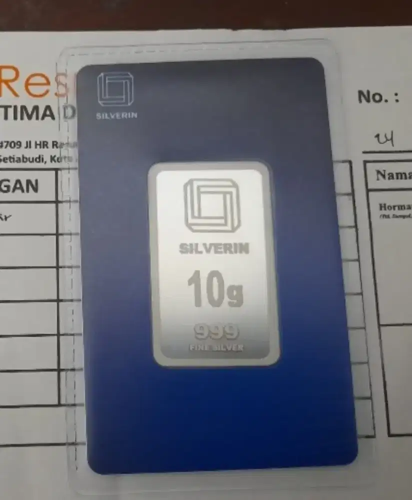 Perak Murni Silverin 10 Gram 2025