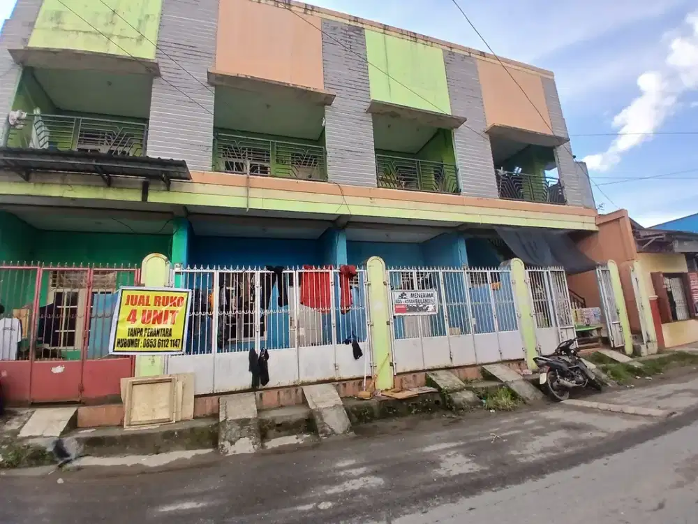 Jual Ruko 4 UNIT di Kota Sorong kilo 9 jln.Rawa indah