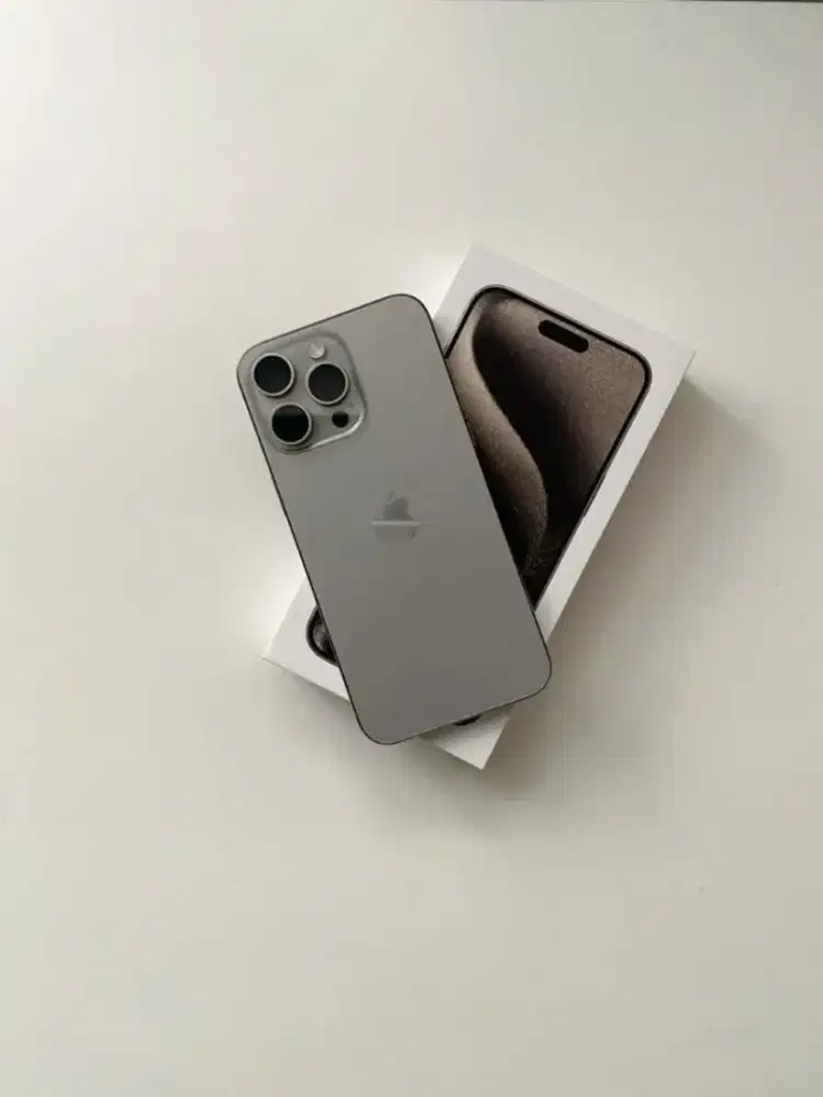 iPhone 16 Pro Max 256GB Natural Titanium Garansi iBox