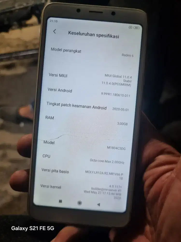 Redmi 6 Ram 3 internal 32