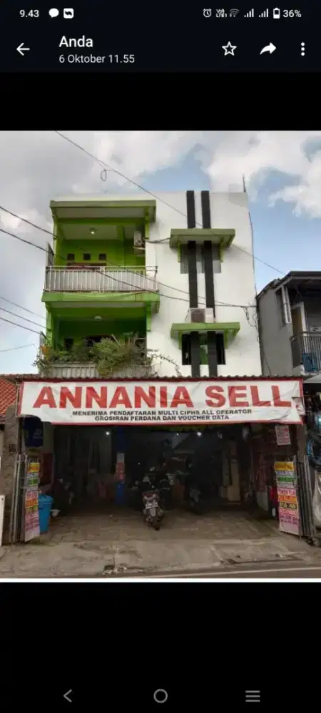 Jual rumah strategis