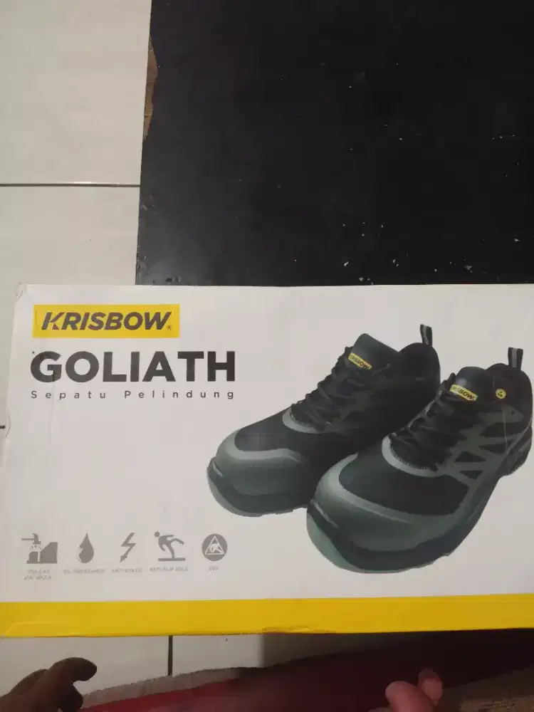 Di jual sepatu safty krisbow goliat ori