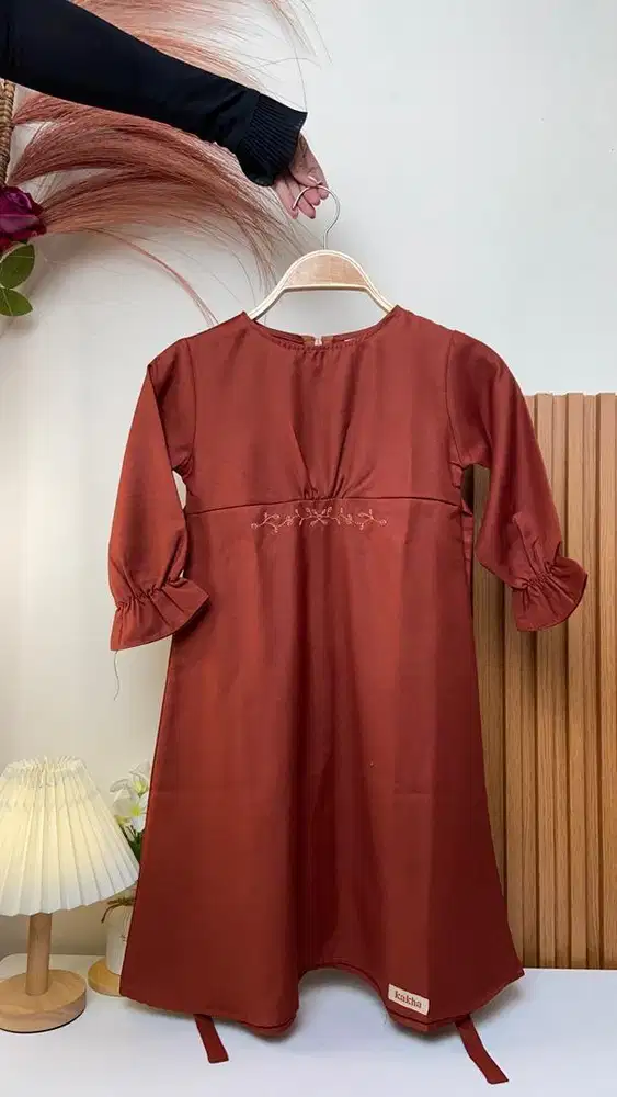 GAMIS ANAK PEREMPUAN DRESS ANAK BAJU MUSLIM ANAK PEREMPUAN SIZE L