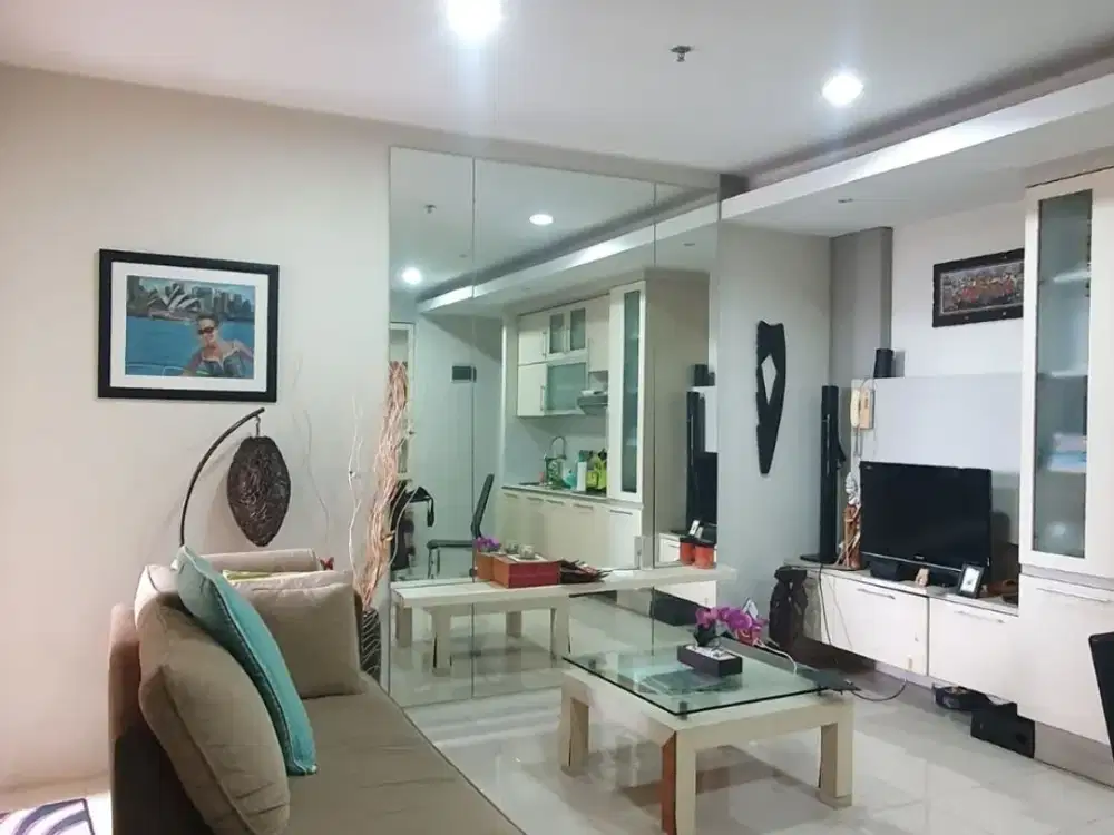 DISEWA / DIJUAL MURAH Apartemen Casablanca Mansion 3BR Furnish - Samping Mall Kokas Dekat LRT Busway
