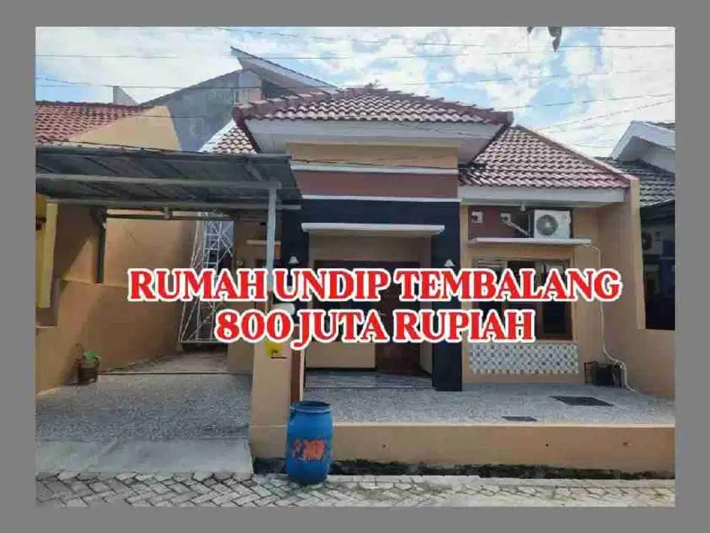 RUMAH DI UNDIP TEMBALANG PENAWARAN ISTIMEWA DAN LANGKA