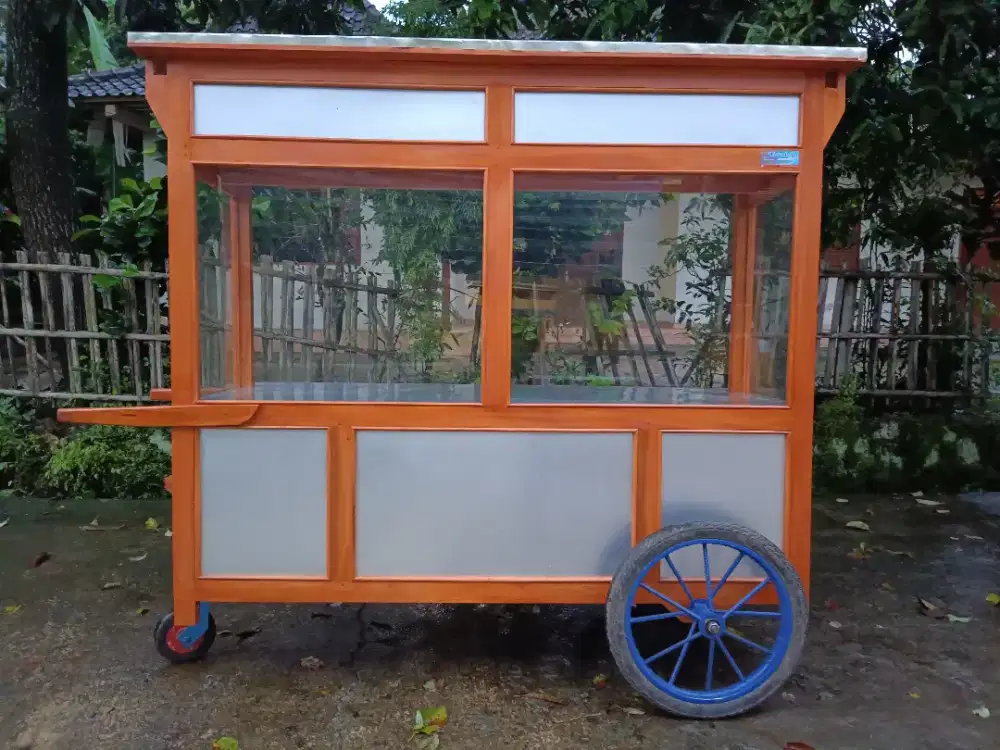Gerobak Angkringan Bakso Mie Ayam PeceL Bubur Sate Martabak Ronde dlL