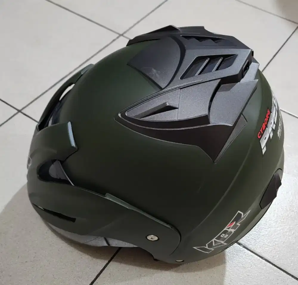 Helm Hijau Dove Keren Bagus Mulus kayak Baru