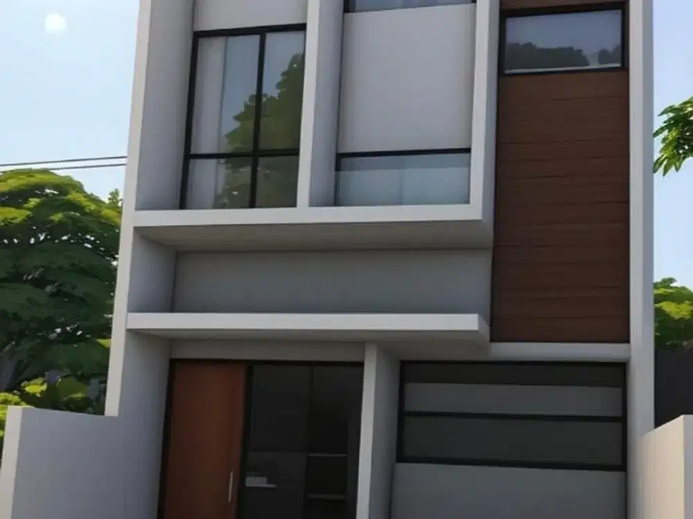 Hunian Rumah New Hanya 2 unit 2 Lantai di Samping Gerbang Tol Cisalak Depok