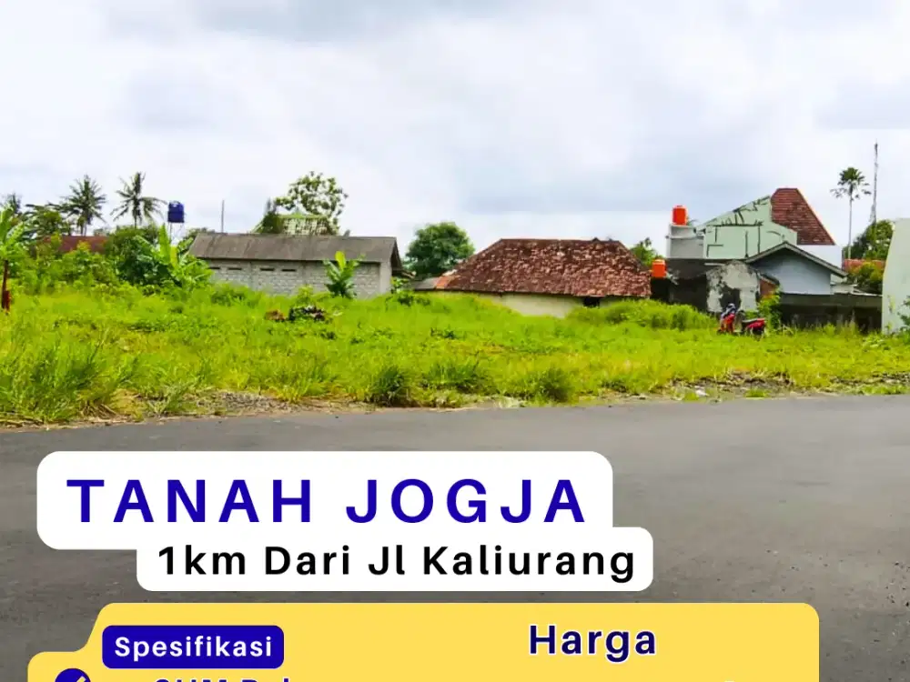 Tanah Jogja Mangku Jl Aspal Area Kaliurang Km 10