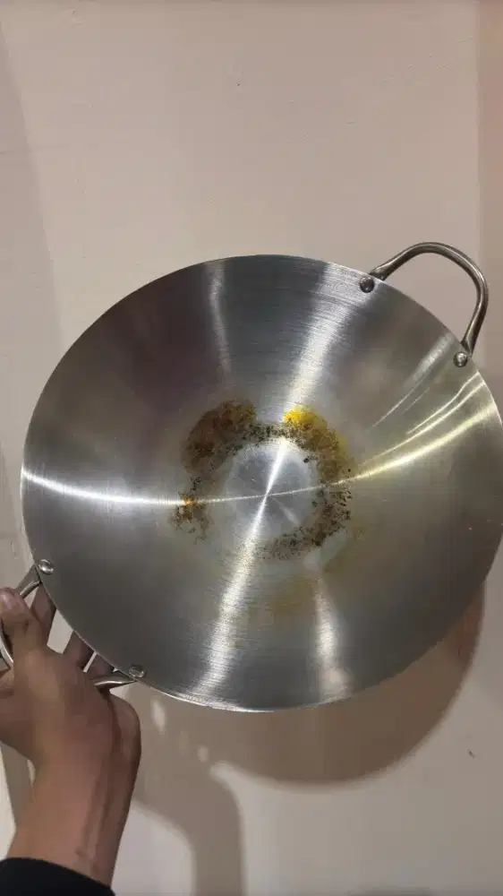 Esok Wajan Kuali Stainless Steel 2 pcs