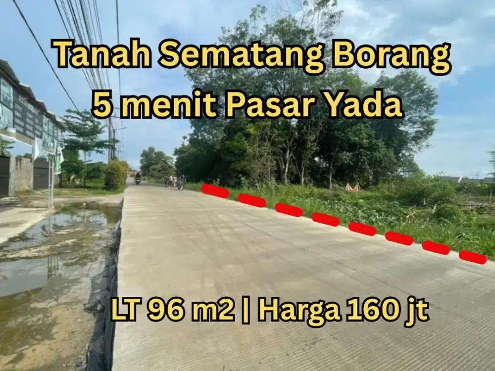 Tanah Kavling Ruko jalan Irigasi Matamerah