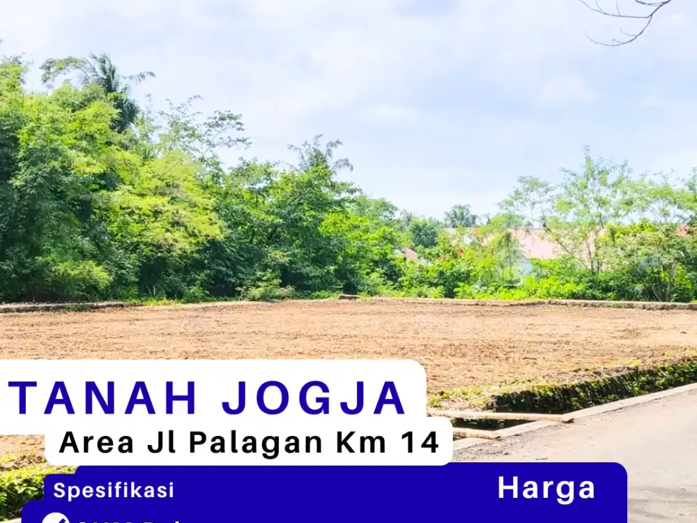 Tanah Jogja Mangku Jalan Aspal 2 jt/mtr Area Jl Palagan km 14