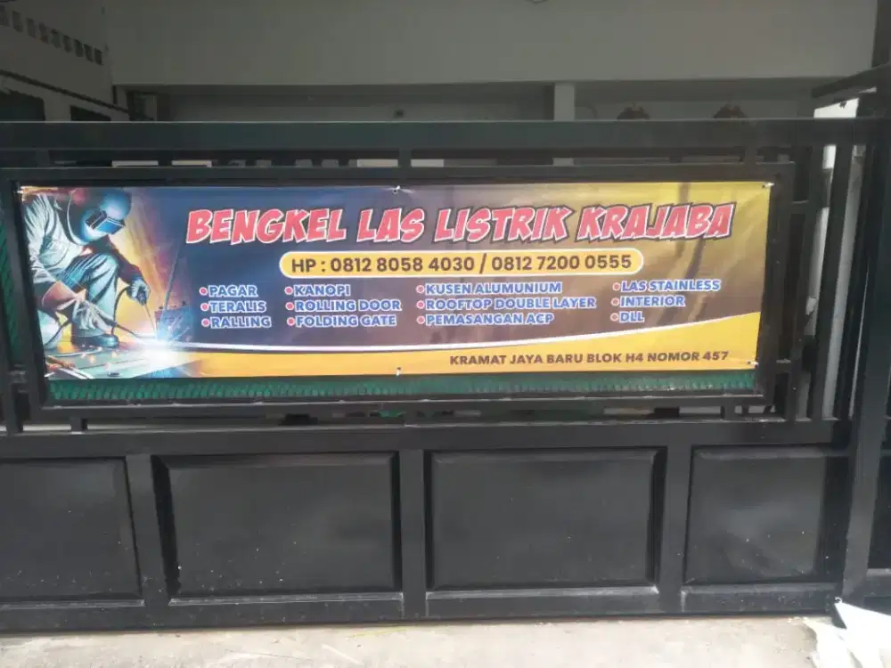 Terima Pembuatan Kanopi, Terima Las Listrik,Las Argon Terima Buat uPVC