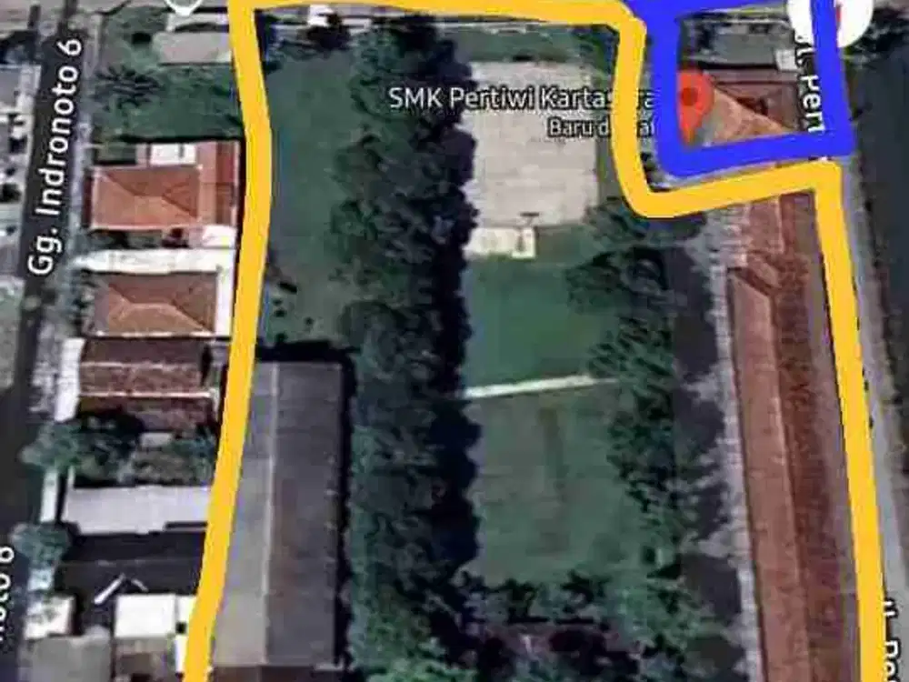 Dijual Lahan Eks Sekolah Bonus Yayasan Luas 6000m2 Lokasi Kartasura, Sukoharjo