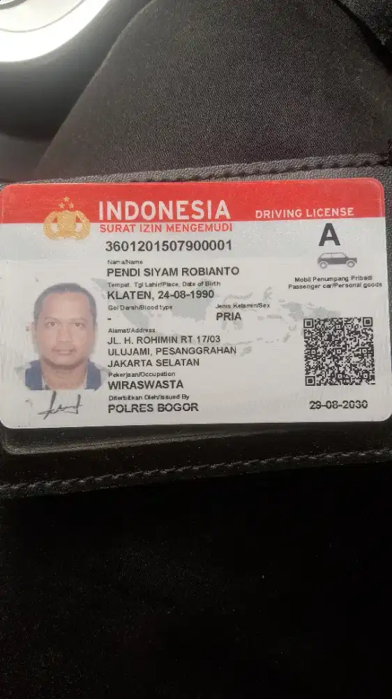 Mencari pekerjaan sebagai supir pribadi