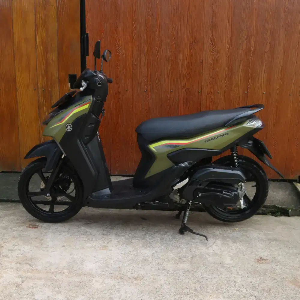 GEAR TAHUN 2022 MOTOR RAWATAN SIAP PAKAI CASH KREDIVO,CC,QRISSHOPE