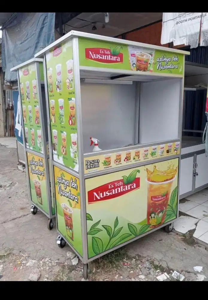 Dijual Booth Baru/Bekas beserta peralatannya