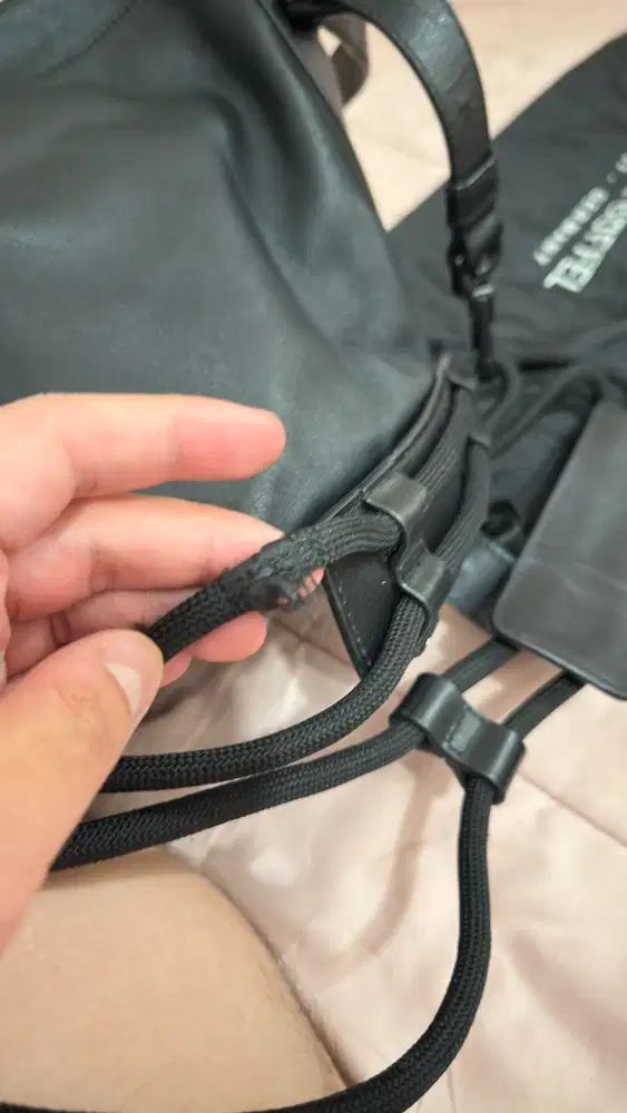 BRAUN BUFFEL LEROY LEATHER BACKPACK