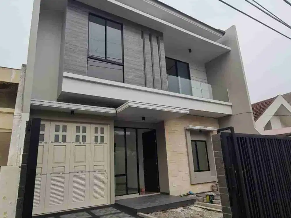 DIJUAL RUMAH MEWAH MANYAR KERTOADI (Bangunan baru gress)