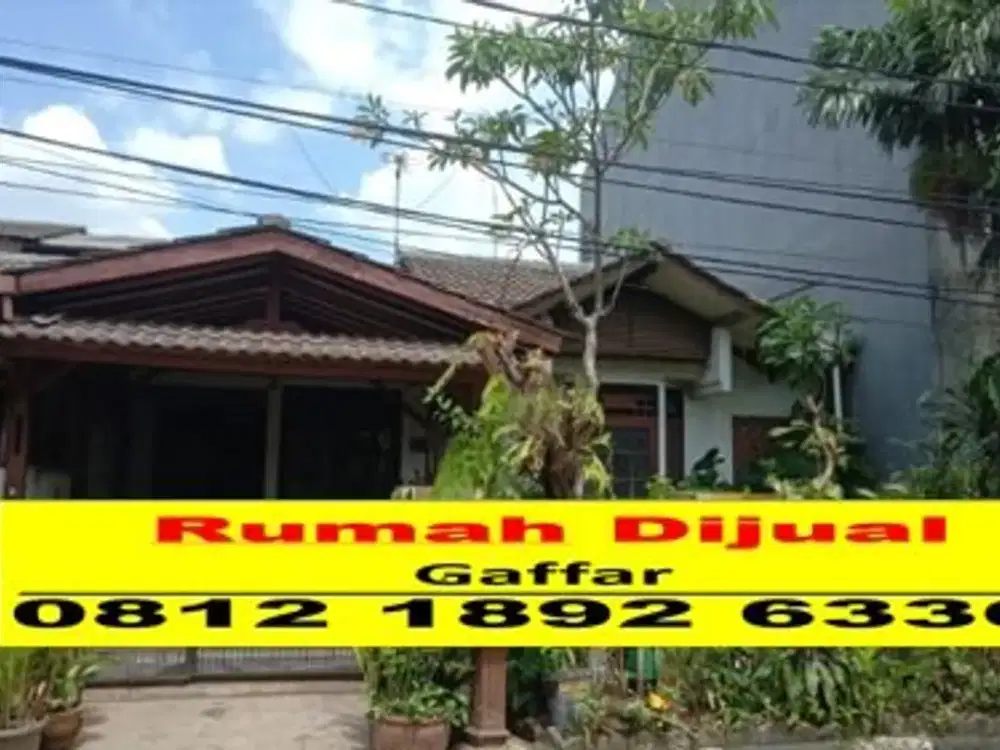 Rumah dijual Harga tanah saja di pamulang estate