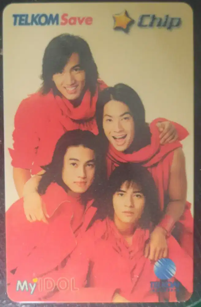 Kartu telkom chip jadul gambar F4