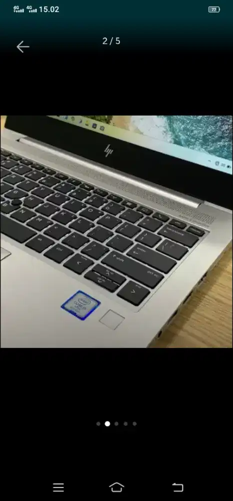 Laptop merek hp Elitebook 830 G6 core i5  ram 8/256 kondisi mulus