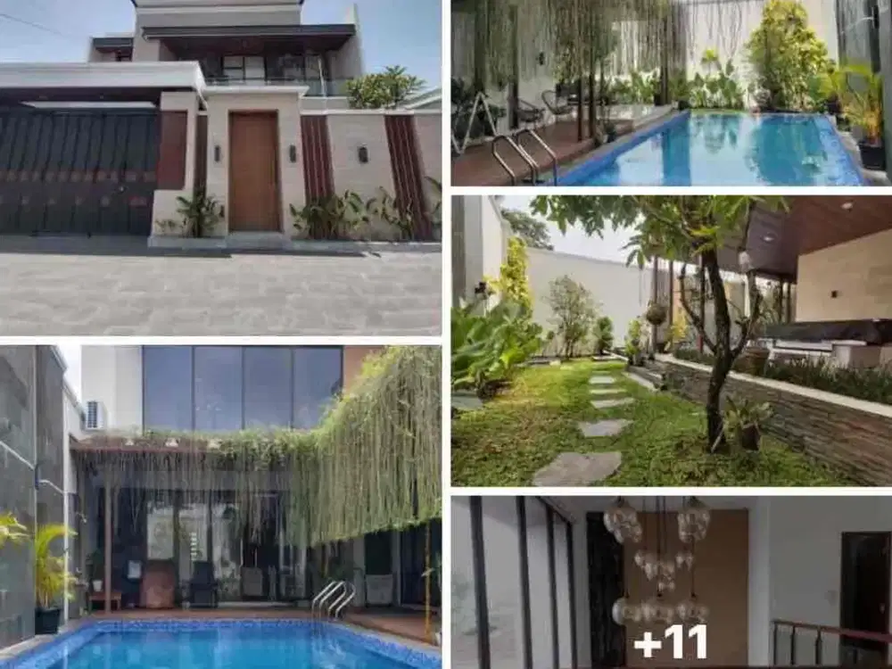 Di jual rumah mewah ada kolam renang pribadi..