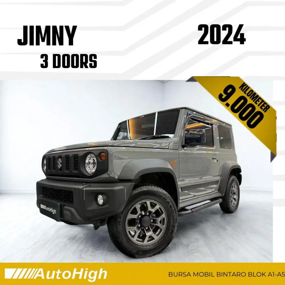 DP10% [Km9.000] Jimny 3Doors 1.5 AT 2024 Grey Reg 2025 #AUTOHIGH