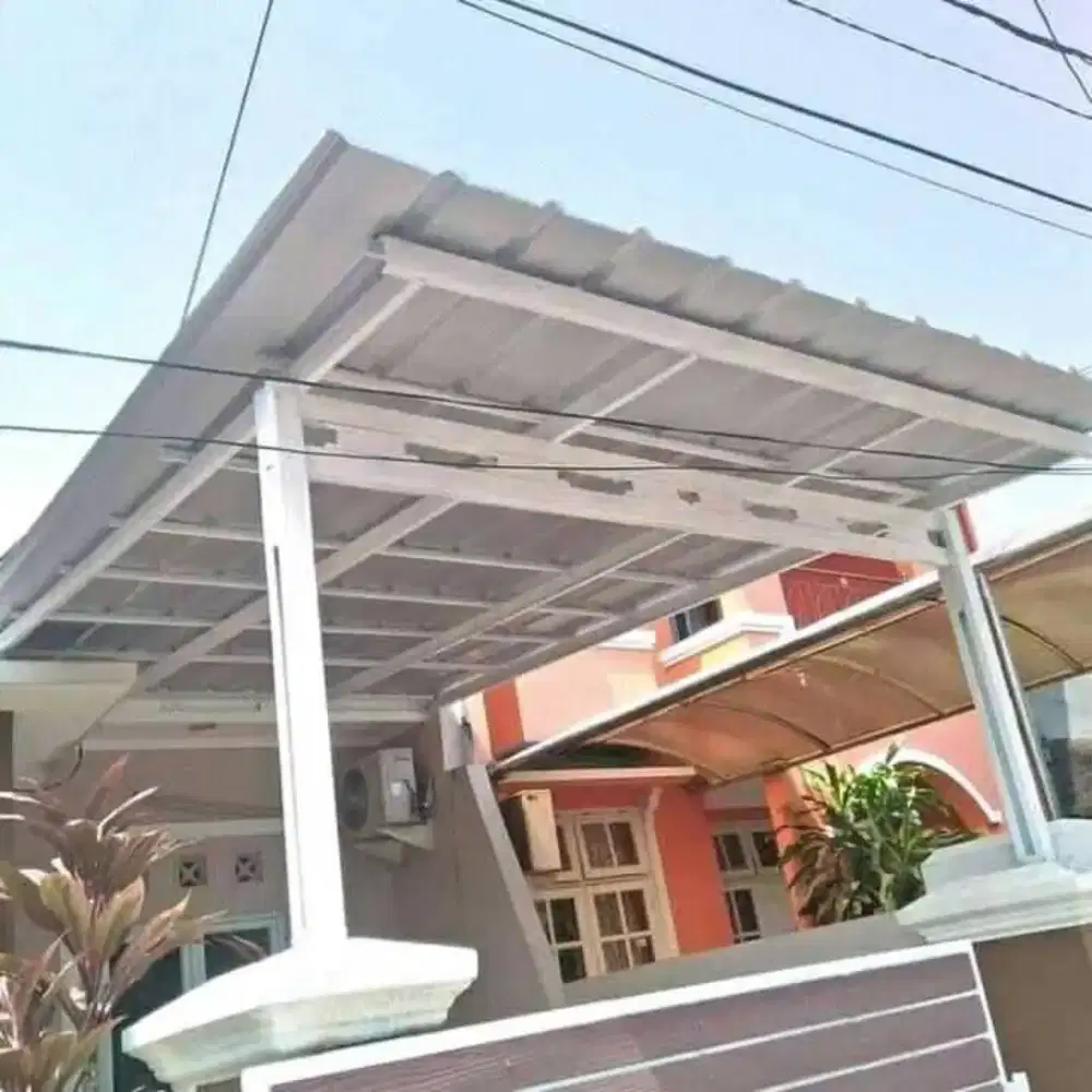 Kanopi berbahan Bajaringan/plafon pvc