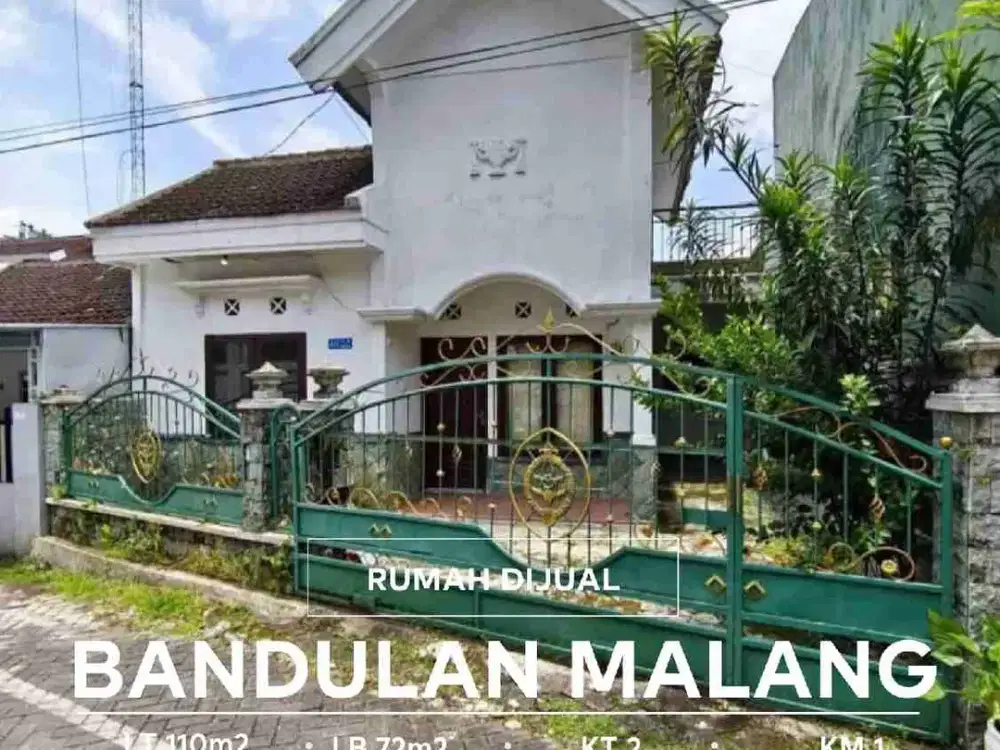 Dijual Rumah di Bandulan Kota Malang, dekat Cybermall Dieng, MOG, Universitas Merdeka