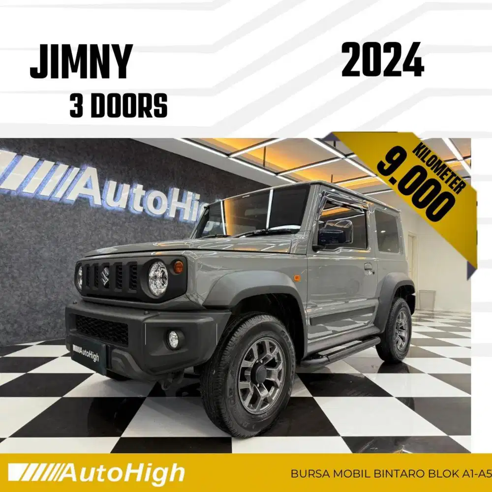 DP10% [Km9.000] Jimny 3Doors 1.5 AT 2024 Grey Reg 2023 #AUTOHIGH