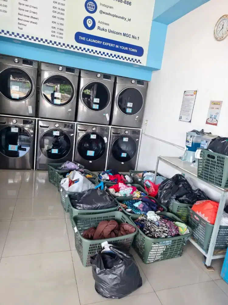Dibutuhkan karyawan laundry BERPENGALAMAN