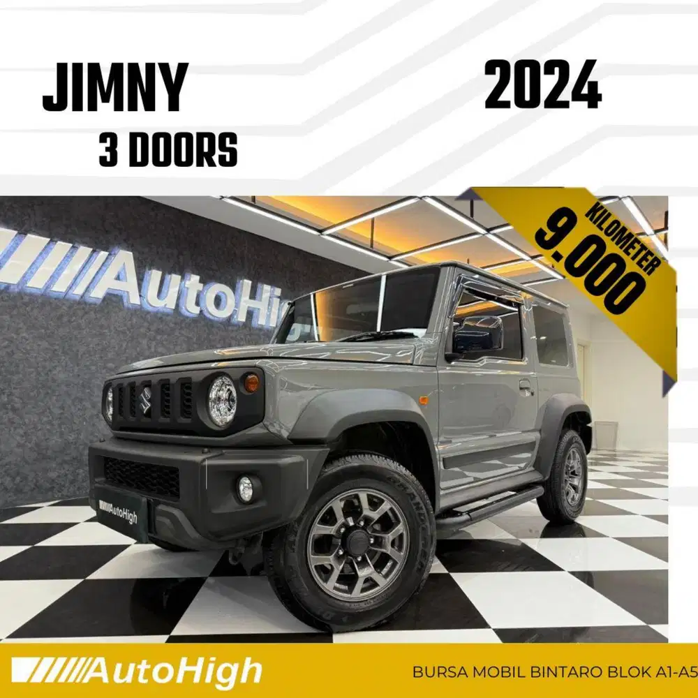 DP10% [Km9.000] Jimny 3Doors 1.5 AT 2024 Grey Reg 2023 #AUTOHIGH